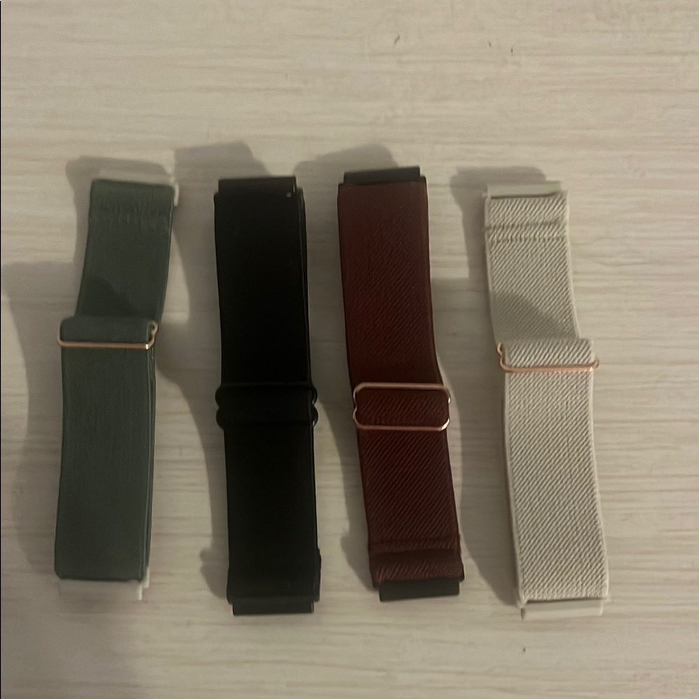 Set of Four Watch Bands in Assorted Colors
